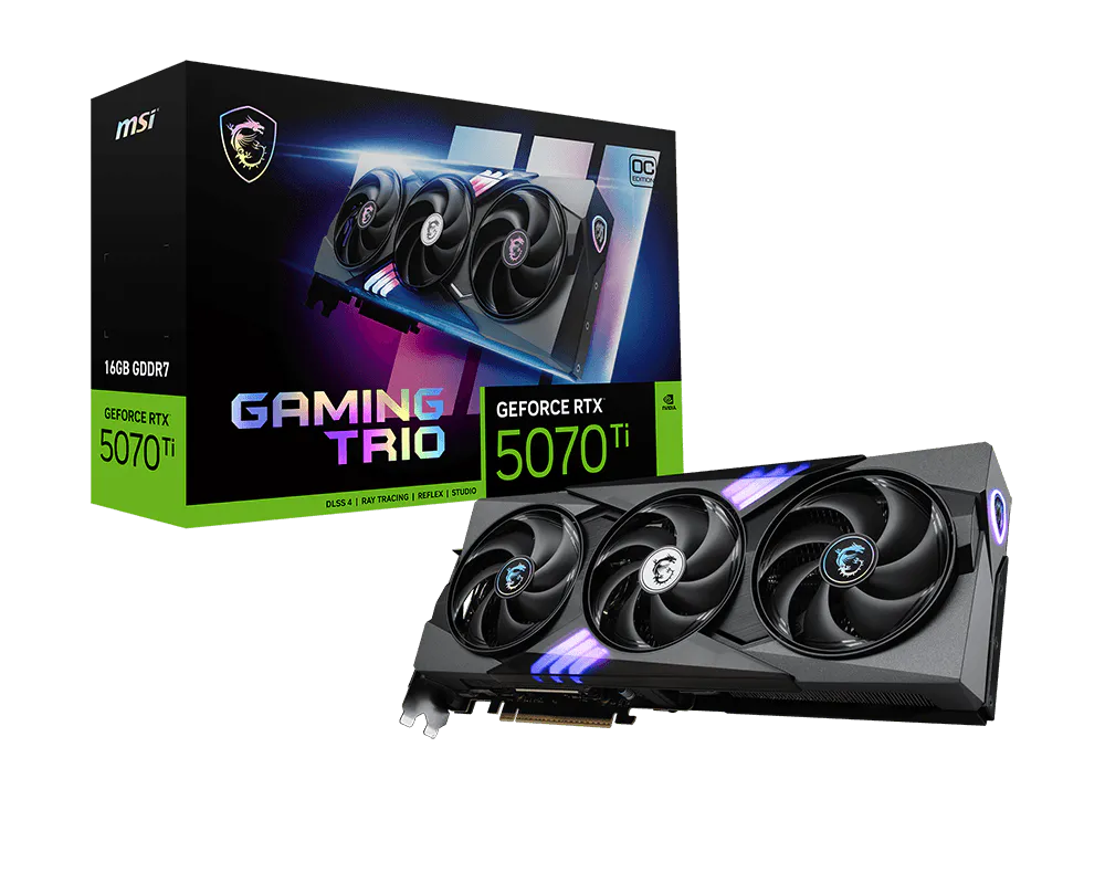 GeForce RTX™ 5070 Ti 16G GAMING TRIO OC PLUS