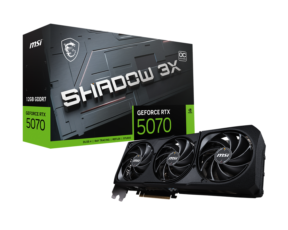 GeForce RTX™ 5070 12G SHADOW 3X OC