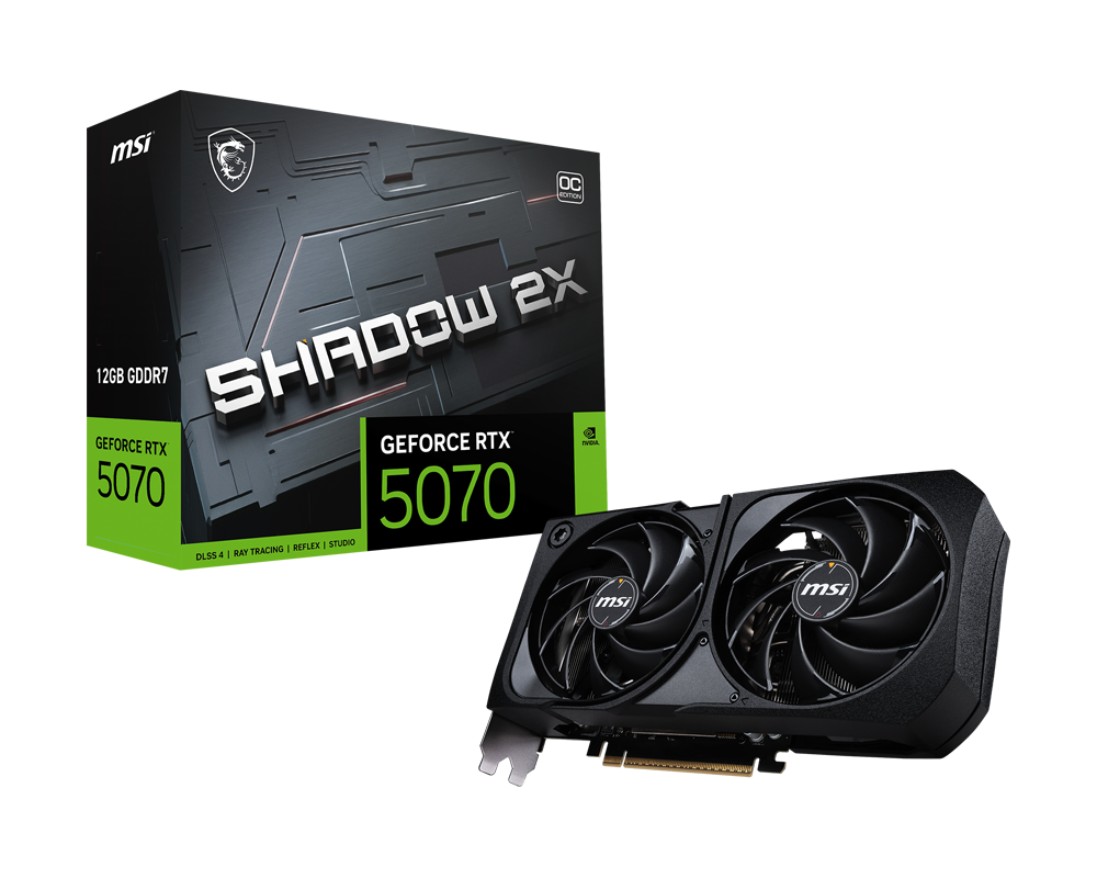 GeForce RTX™ 5070 12G SHADOW 2X OC