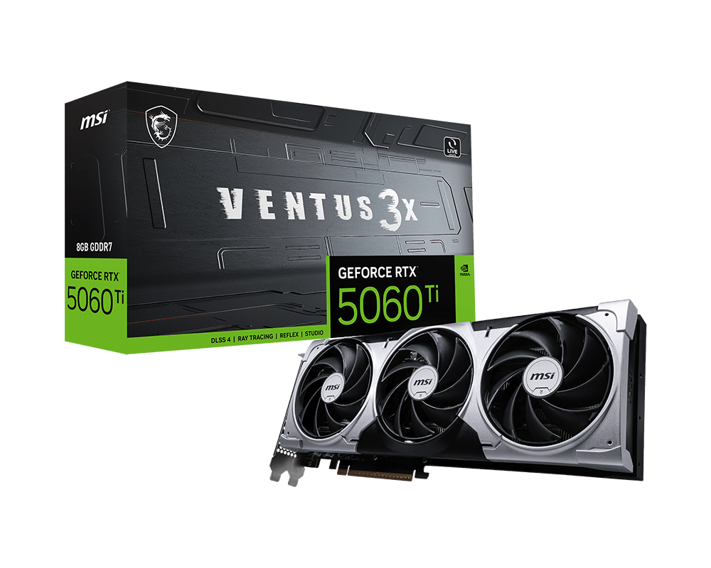 GeForce RTX™ 5060 Ti 8G VENTUS 3X