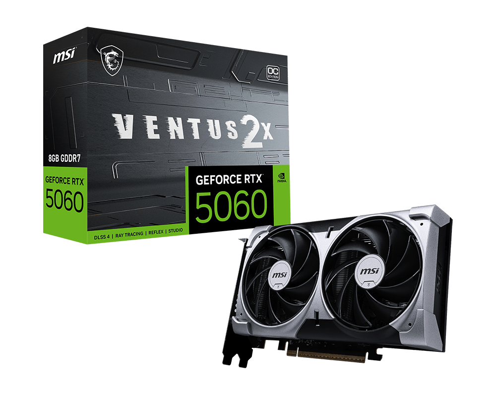 GeForce RTX™ 5060 8G VENTUS 2X OC