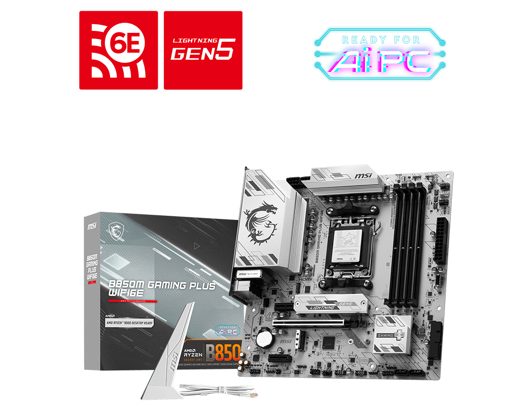 B850M GAMING PLUS WIFI6E