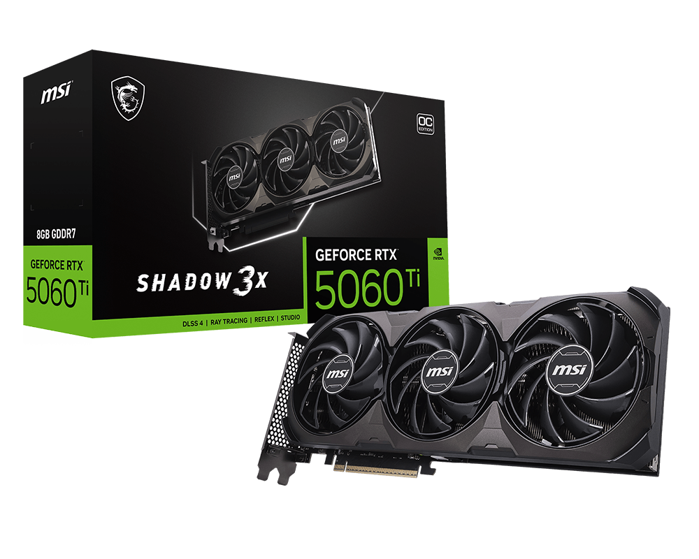 GeForce RTX™ 5060 Ti 8G SHADOW 3X OC CLASSIC