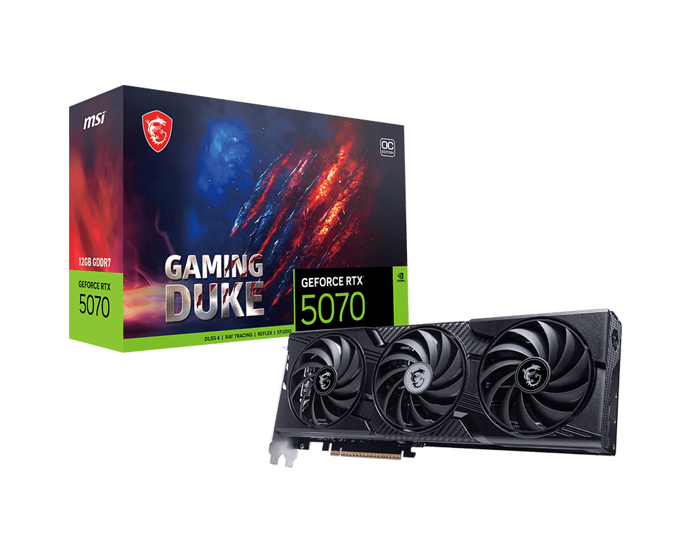 GeForce RTX™ 5070 12G GAMING DUKE 3X OC PLUS