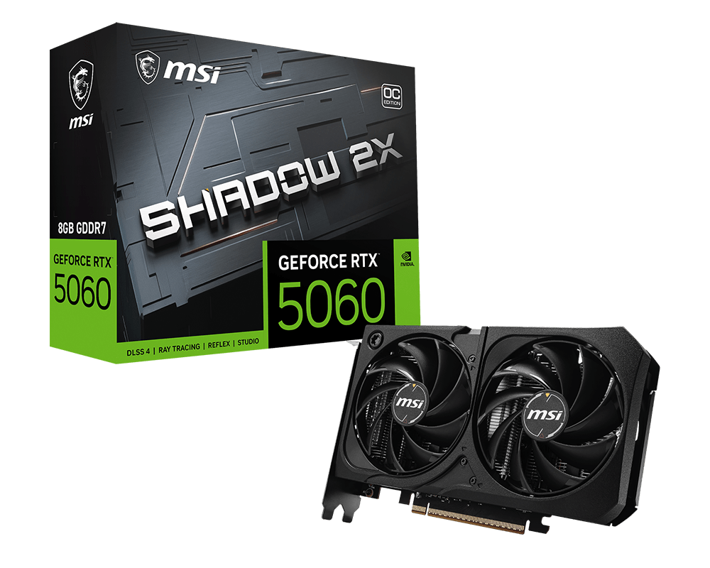 GeForce RTX™ 5060 8G SHADOW 2X OC MAX