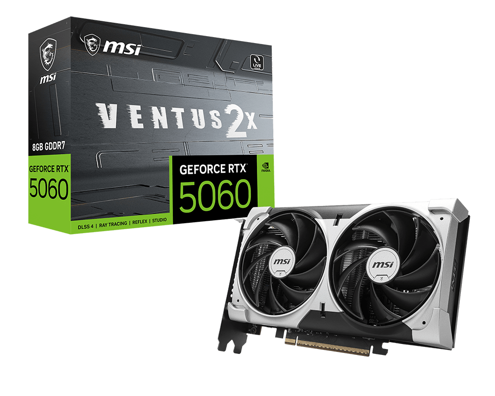 GeForce RTX™ 5060 8G VENTUS 2X MAX