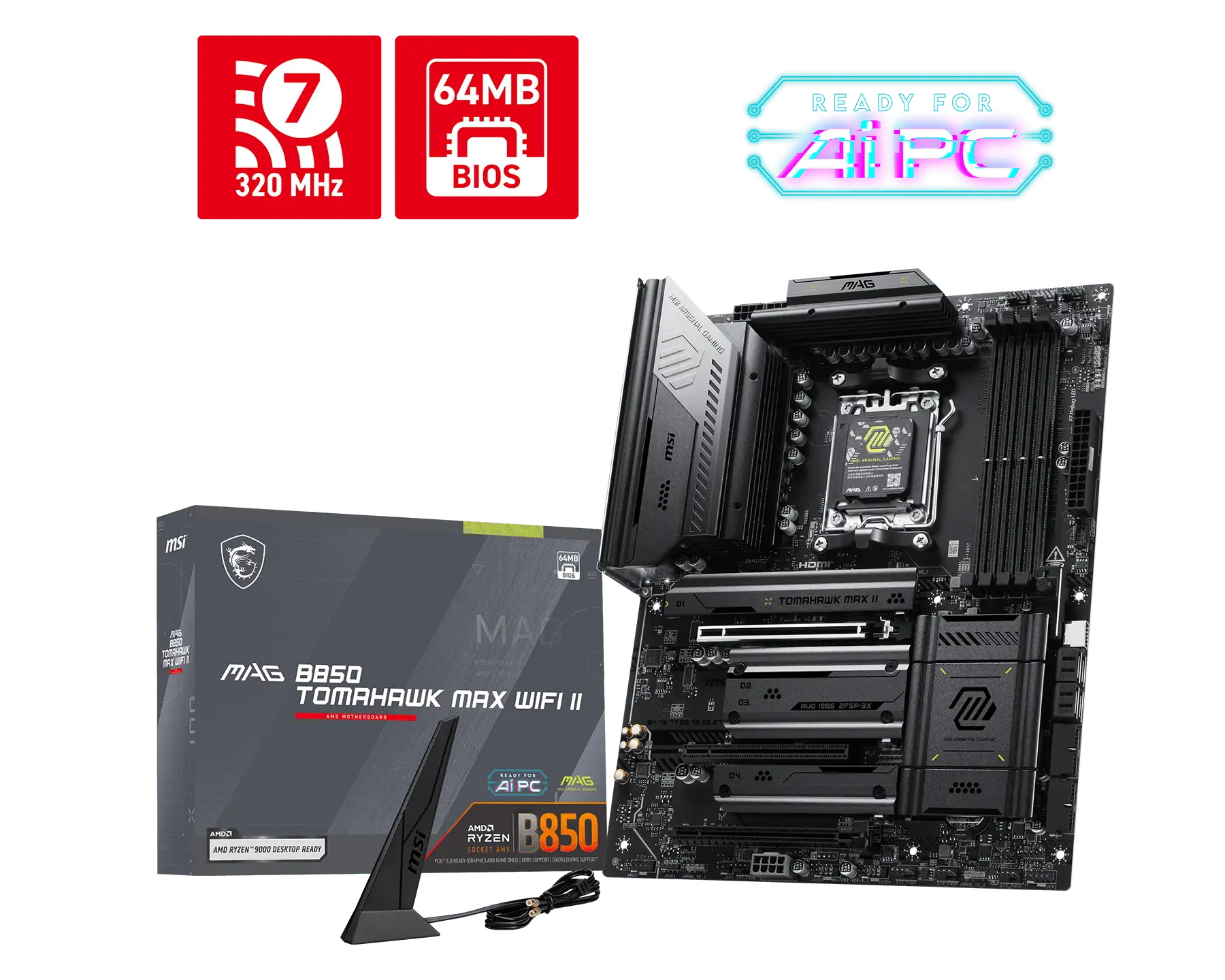 MAG B850 TOMAHAWK MAX WIFI II