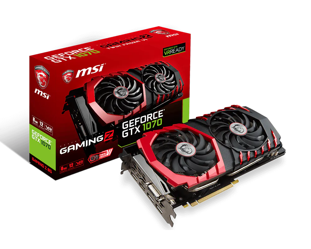 Specification GeForce GTX 1070 GAMING Z 8G | 微星科技