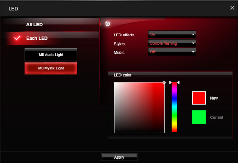 msi utility 1gaming app